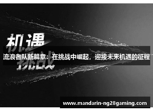 流浪者队新篇章：在挑战中崛起，迎接未来机遇的征程