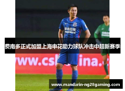 费南多正式加盟上海申花助力球队冲击中超新赛季